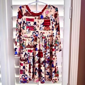 Showstoppers 3T Bamboo Dress Peanuts‎ Snoopy Thanksgiving Charlie Brown Fall